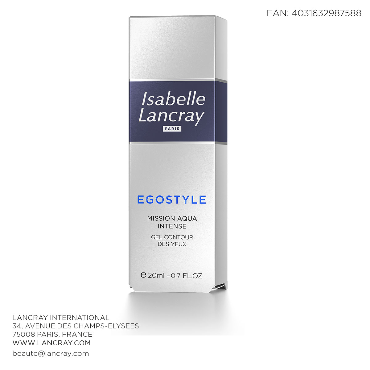 Hersteller: Lancray International | 34, Avenue des Champs-Elysees | 75008 Paris, France | Web: www.lancray.com | E-Mail: beaute@lancray.com